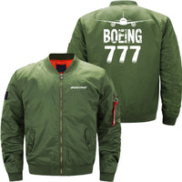 Thumbnail for Boeing 777 Ma-1 Bomber Jacket Flight Jacket Aviator Jacket THE AV8R