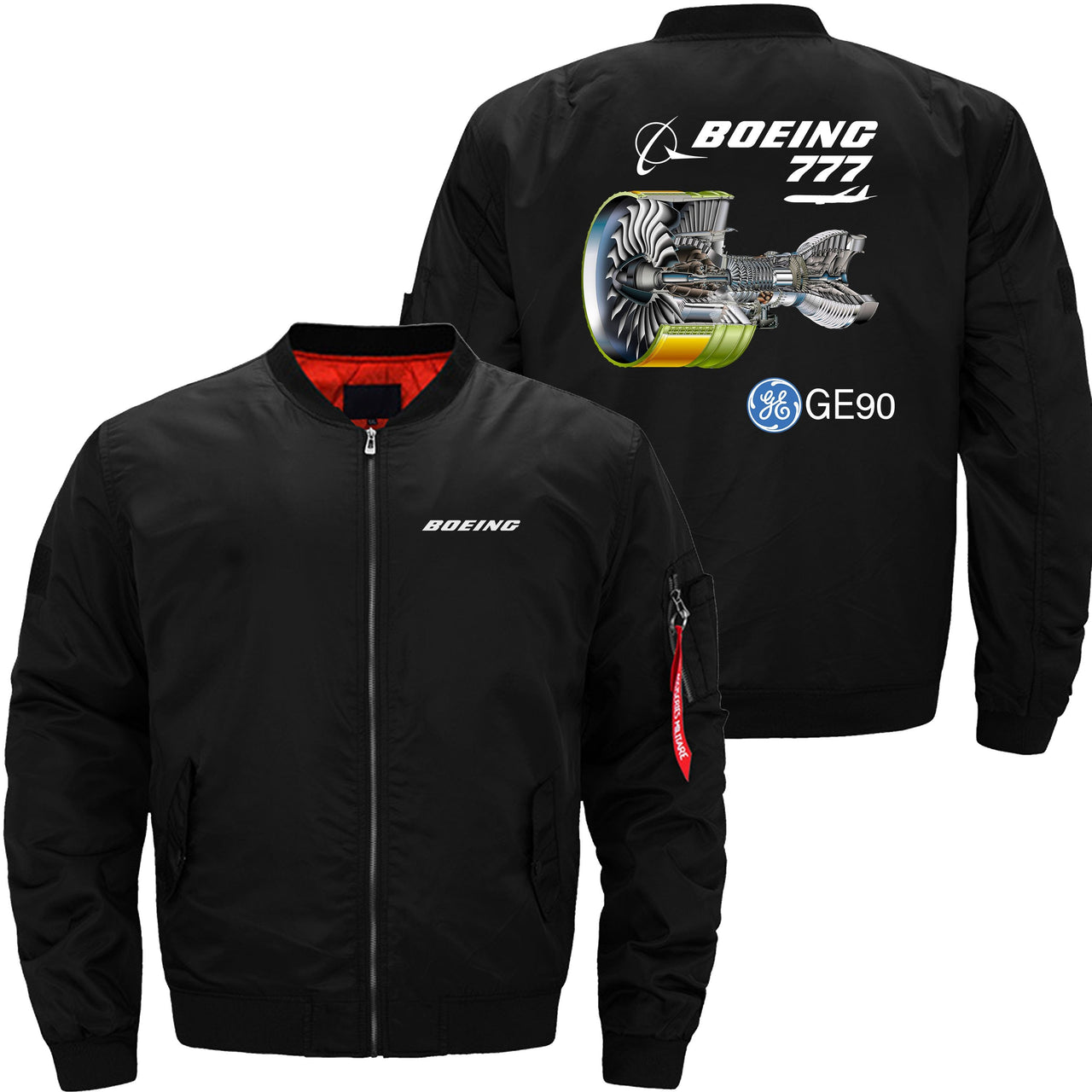 Boeing 777 Ma-1 Bomber Jacket Flight Jacket Aviator Jacket THE AV8R