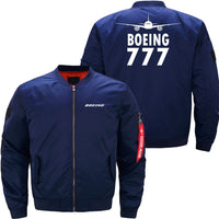 Thumbnail for Boeing 777 Ma-1 Bomber Jacket Flight Jacket Aviator Jacket THE AV8R