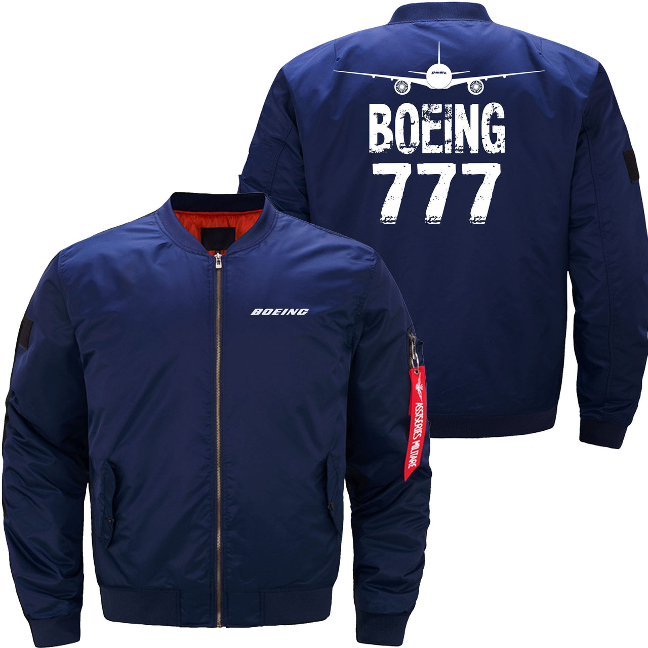 Boeing 777 Ma-1 Bomber Jacket Flight Jacket Aviator Jacket THE AV8R