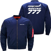 Thumbnail for Boeing 777 Ma-1 Bomber Jacket Flight Jacket Aviator Jacket THE AV8R