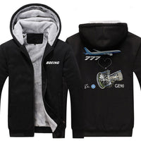 Thumbnail for B777 GE90 DESIGNED ZIPPER SWEATER THE AV8R