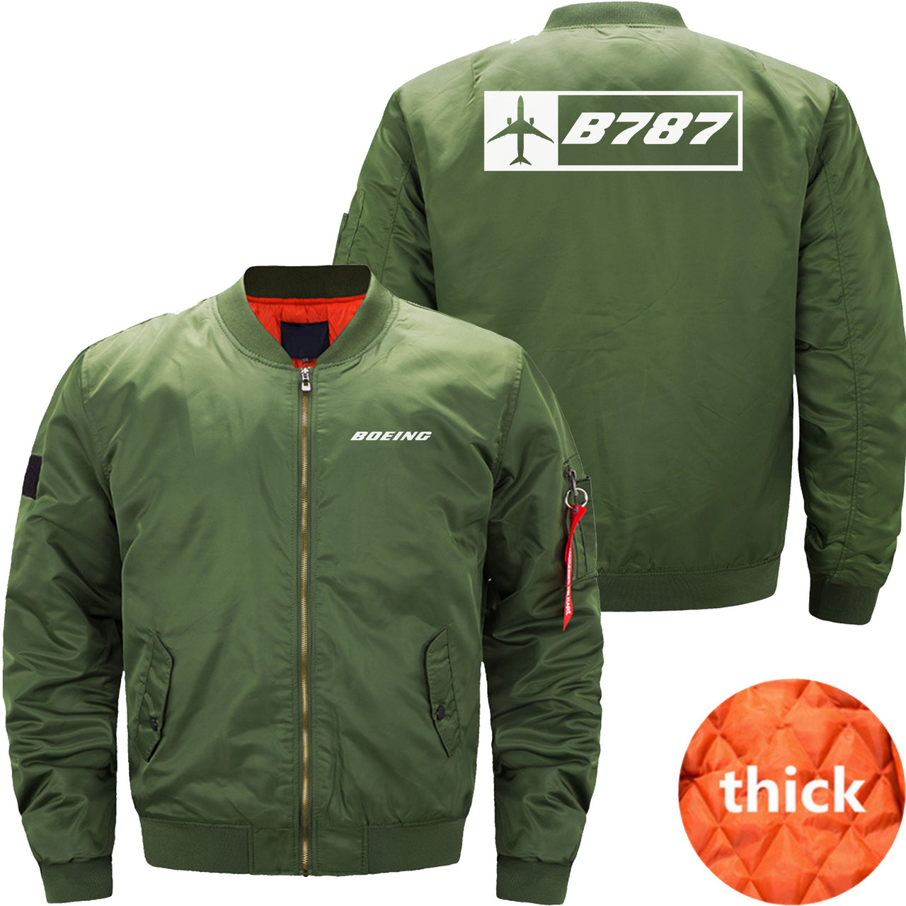 Boeing 787 Ma-1 Bomber Jacket Flight Jacket Aviator Jacket THE AV8R