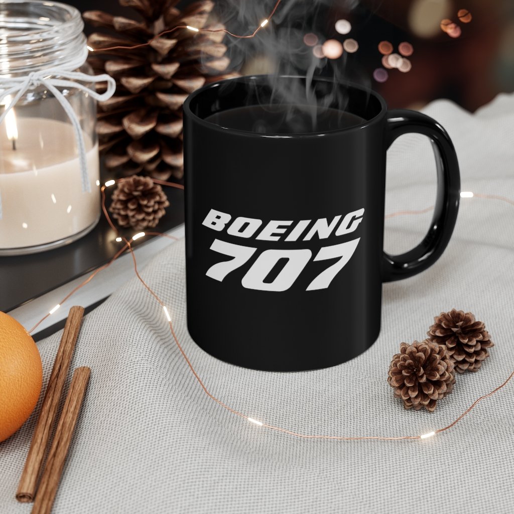 BOEING 707  DESIGNED MUG Printify