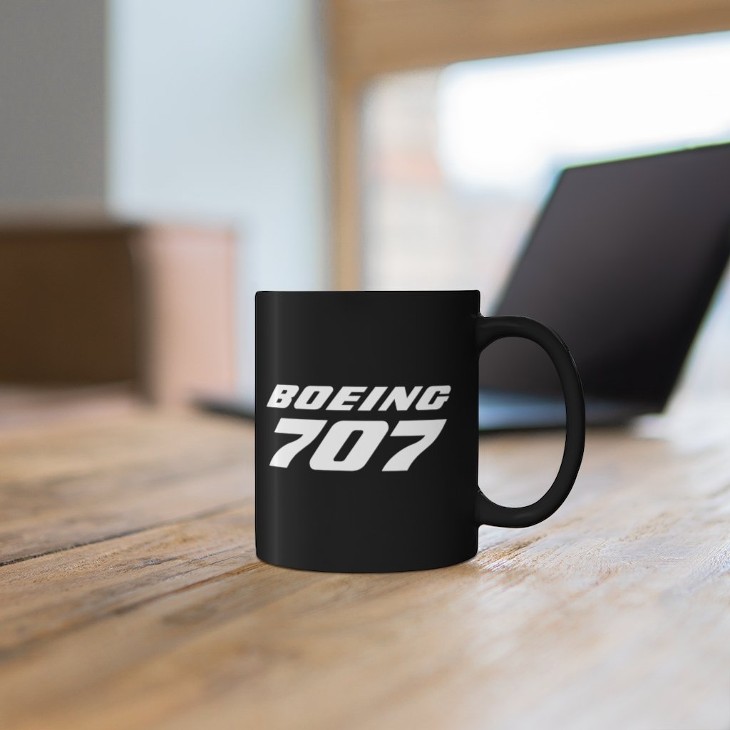 BOEING 707  DESIGNED MUG Printify