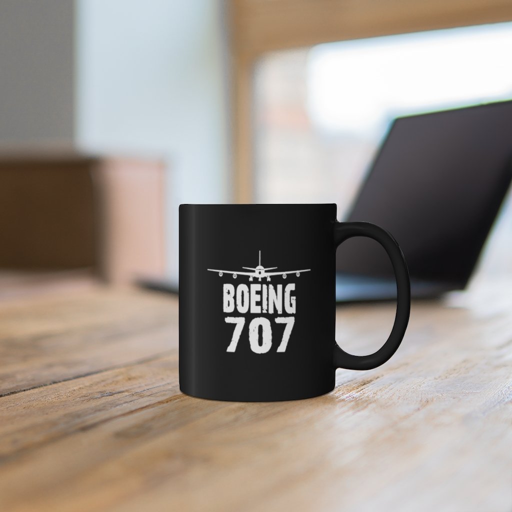 BOEING 707  DESIGNED MUG Printify