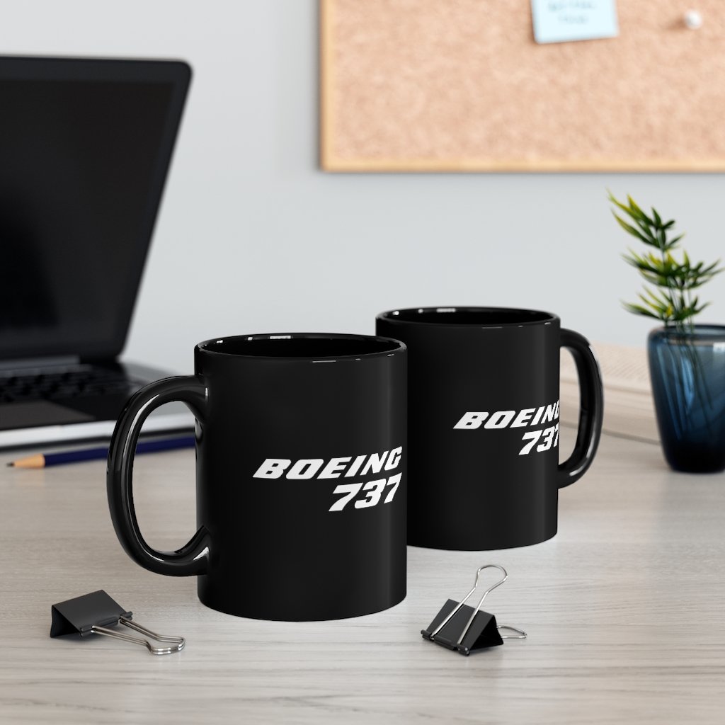 BOEING 737  DESIGNED MUG Printify