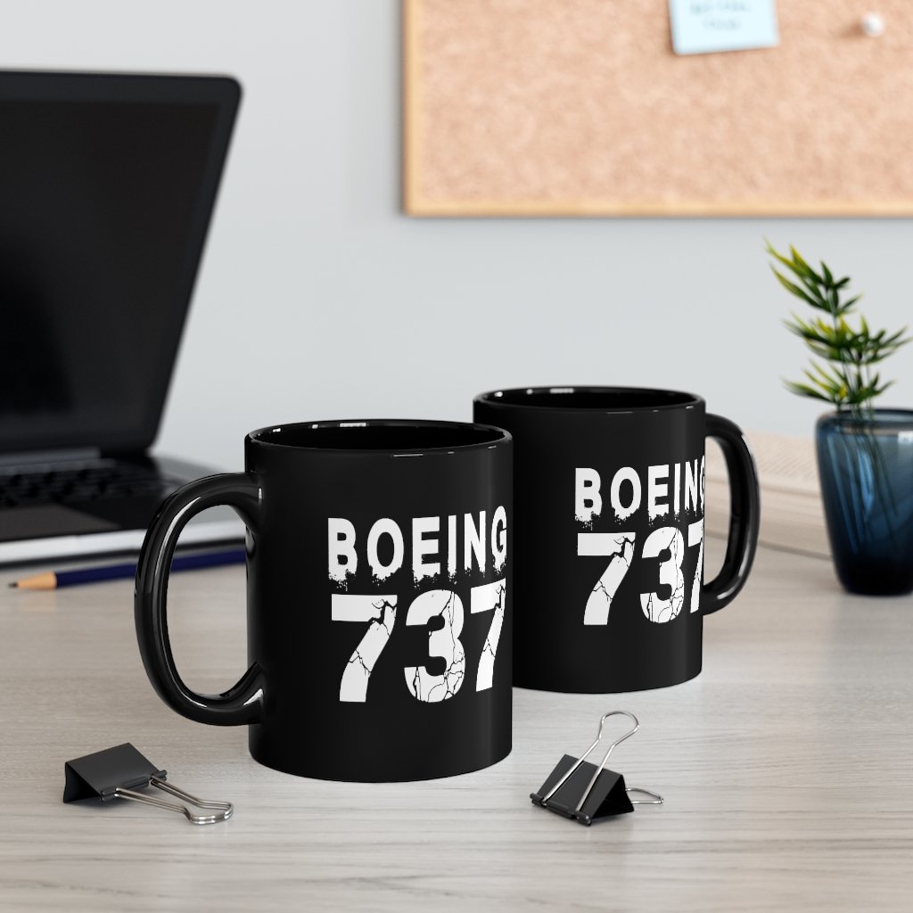 BOEING 737  DESIGNED MUG Printify