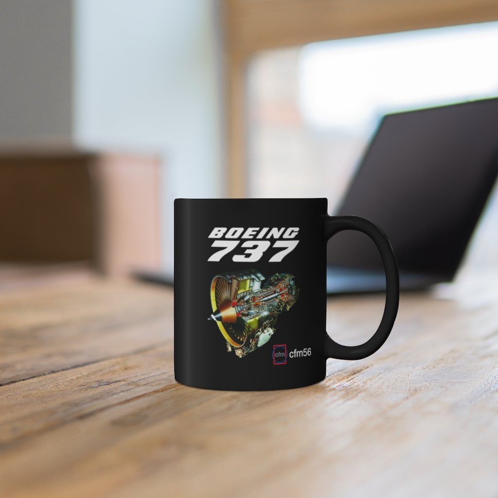 BOEING 737  DESIGNED MUG Printify