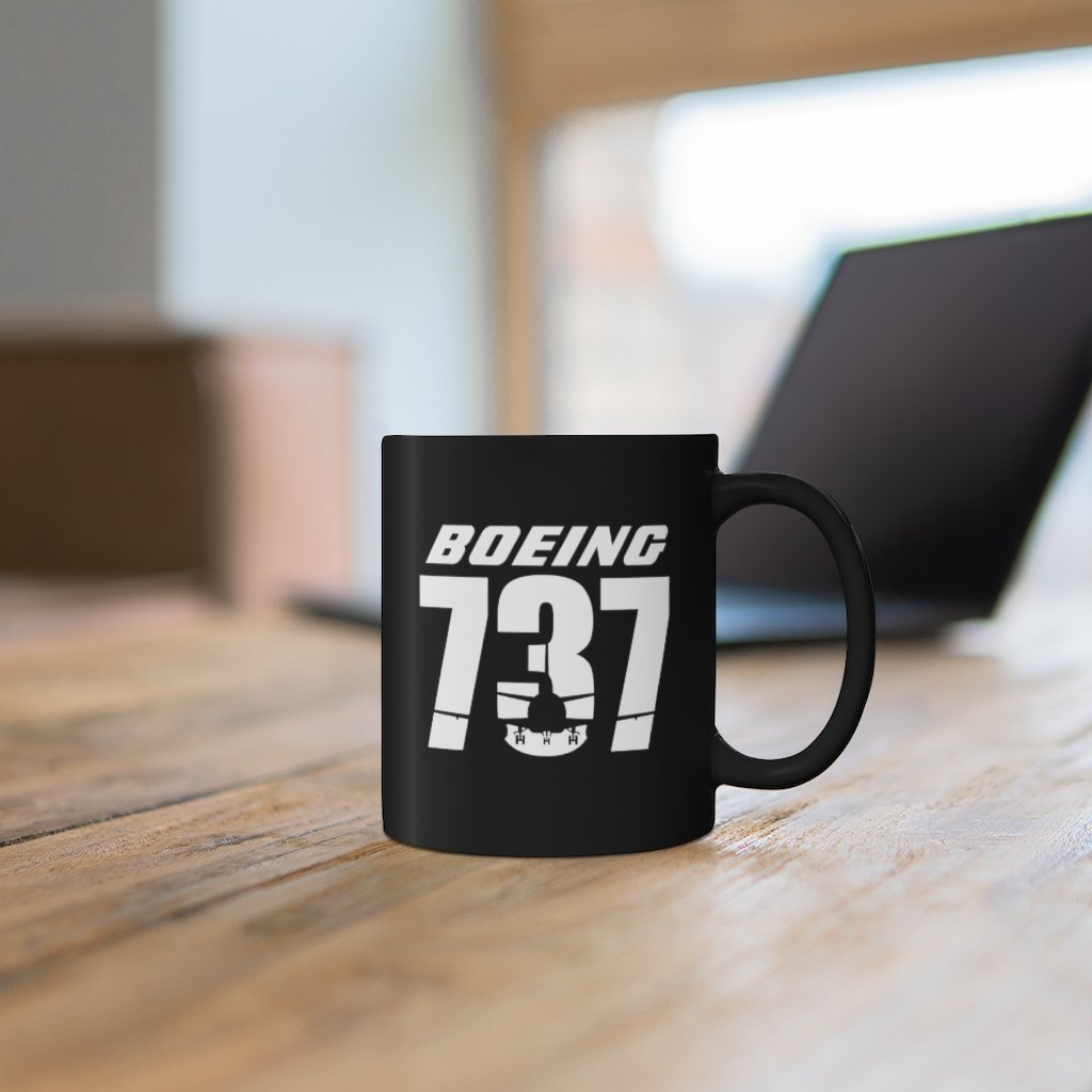 BOEING 737  DESIGNED MUG Printify