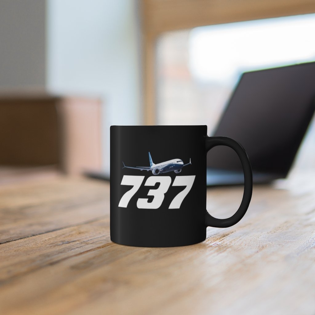 BOEING 737  DESIGNED MUG Printify