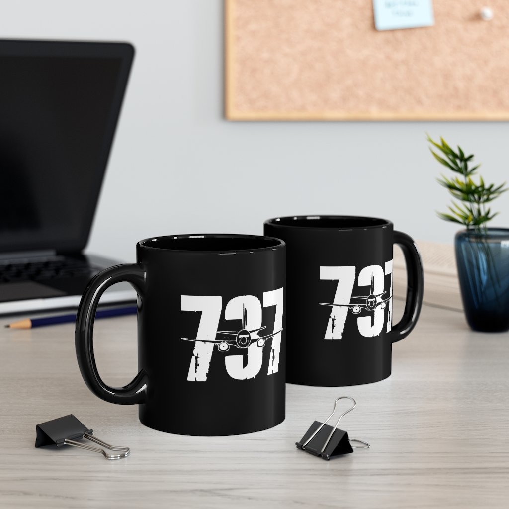 BOEING 737  DESIGNED MUG Printify