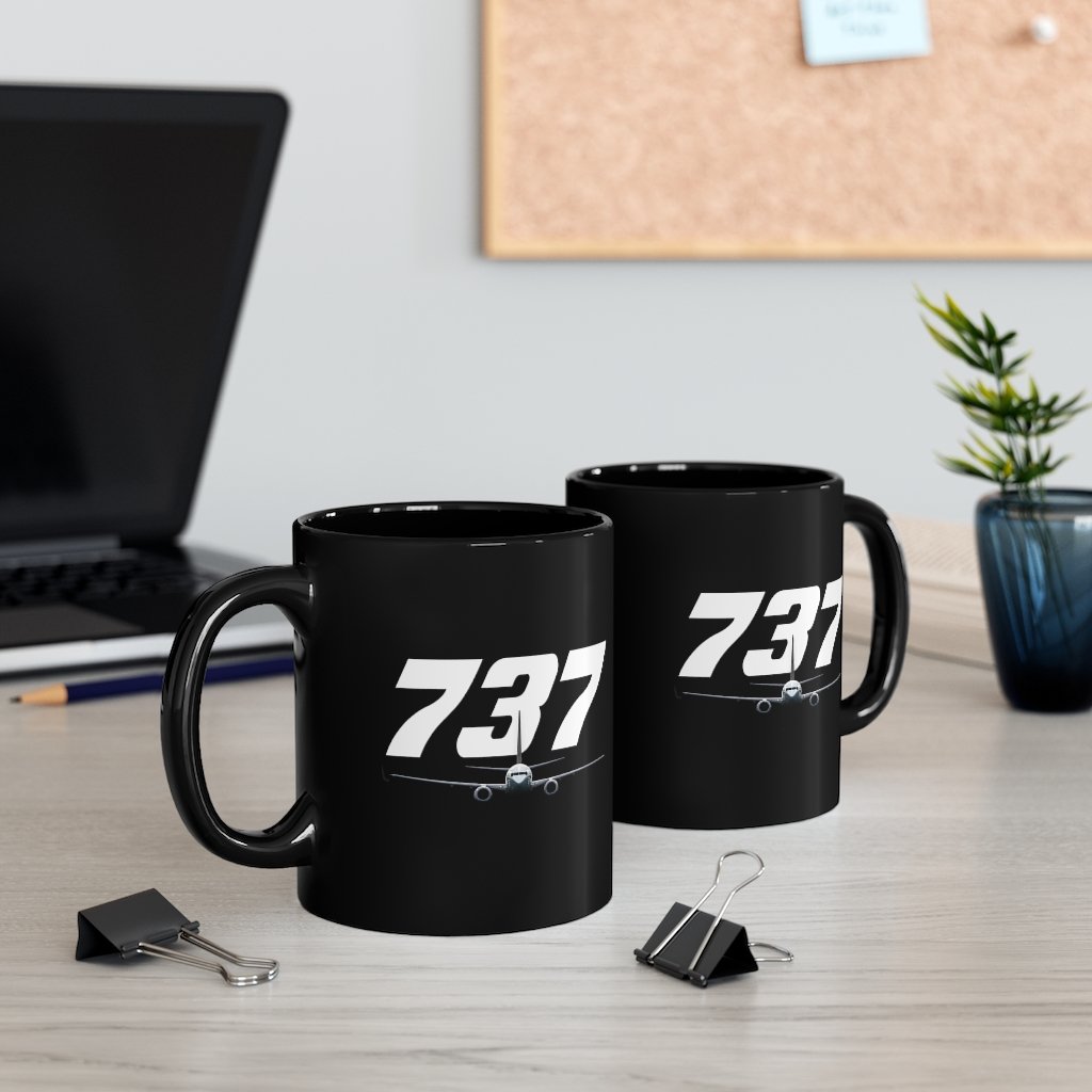 BOEING 737  DESIGNED MUG Printify