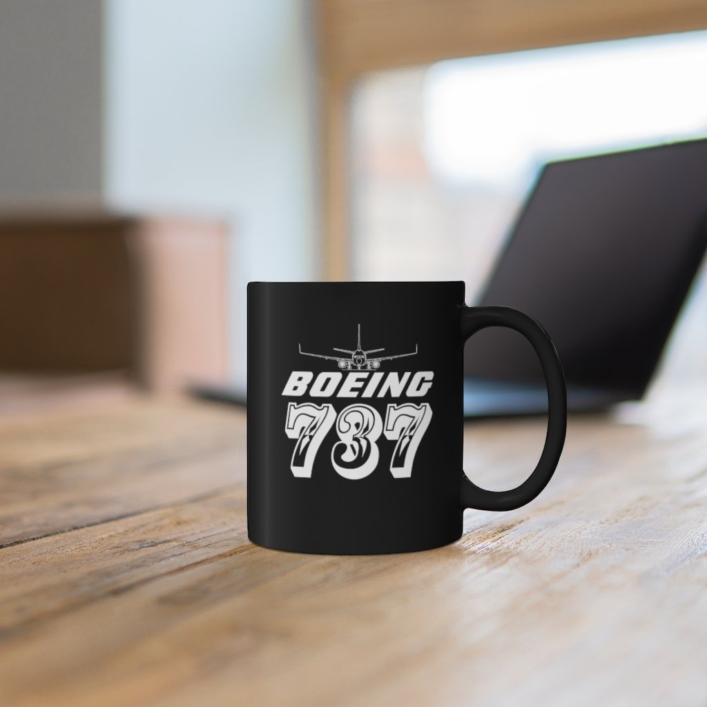 BOEING 737  DESIGNED MUG Printify