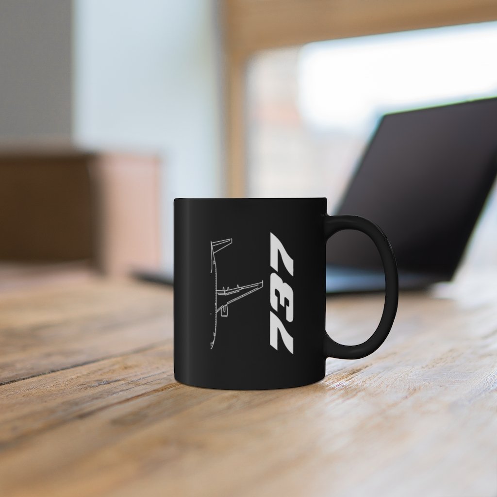 BOEING 737  DESIGNED MUG Printify