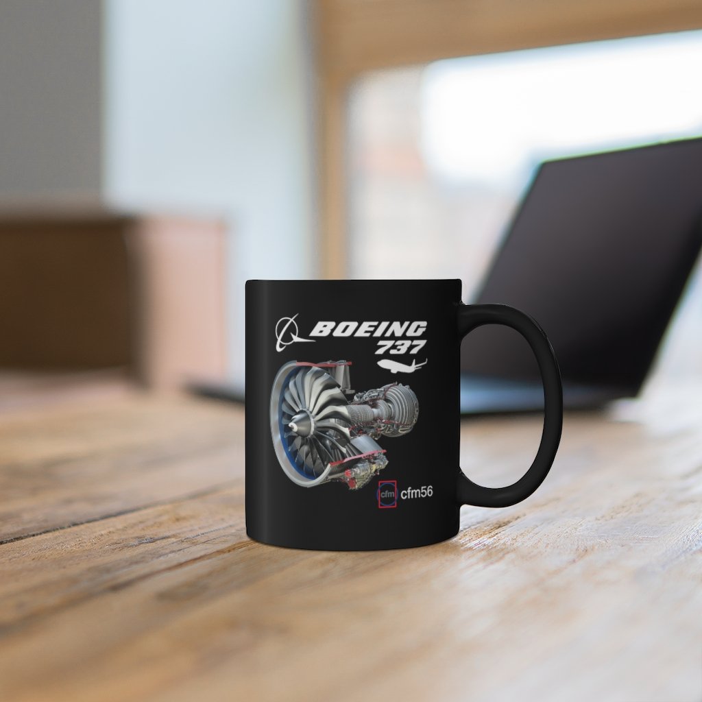 BOEING 737  DESIGNED MUG Printify