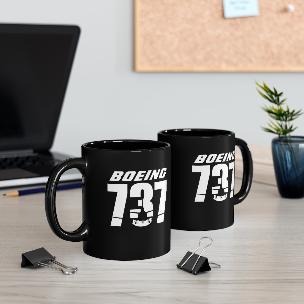 BOEING 737  DESIGNED MUG Printify