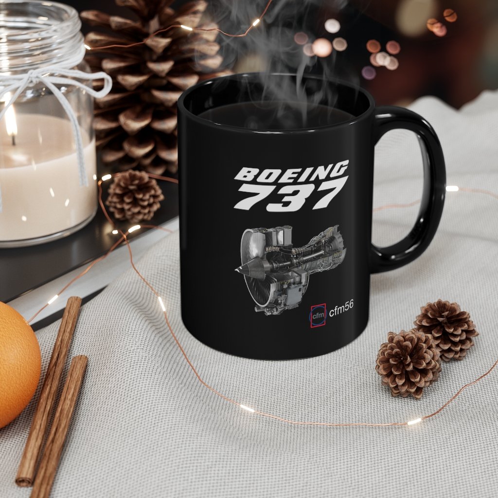 BOEING 737  DESIGNED MUG Printify