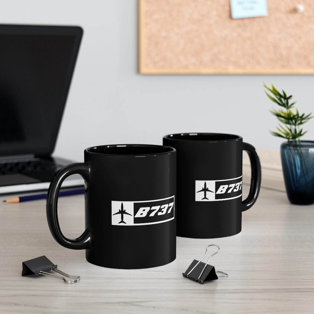 BOEING 737  DESIGNED MUG Printify