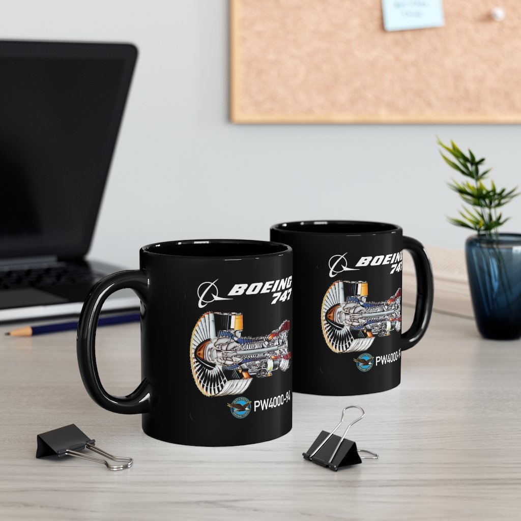 BOEING 747  DESIGNED MUG Printify