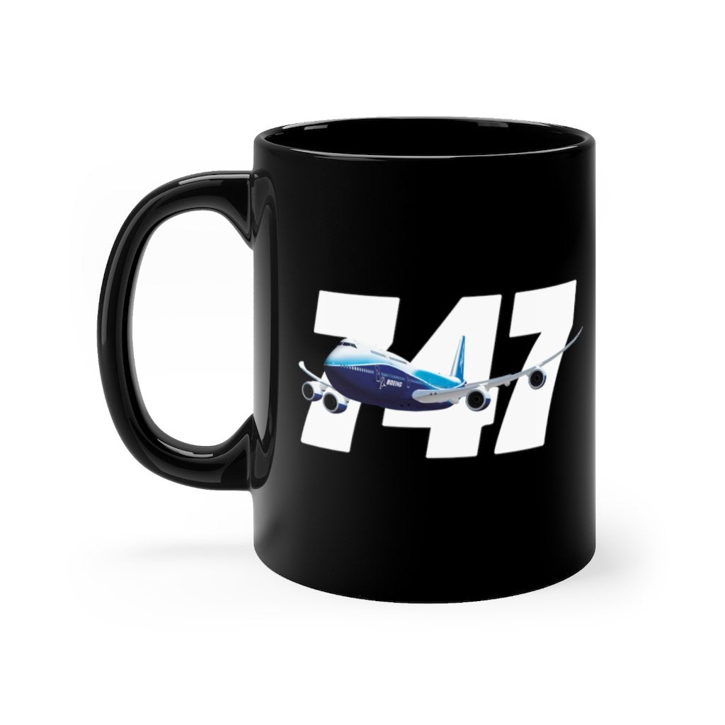 BOEING 747  DESIGNED MUG Printify