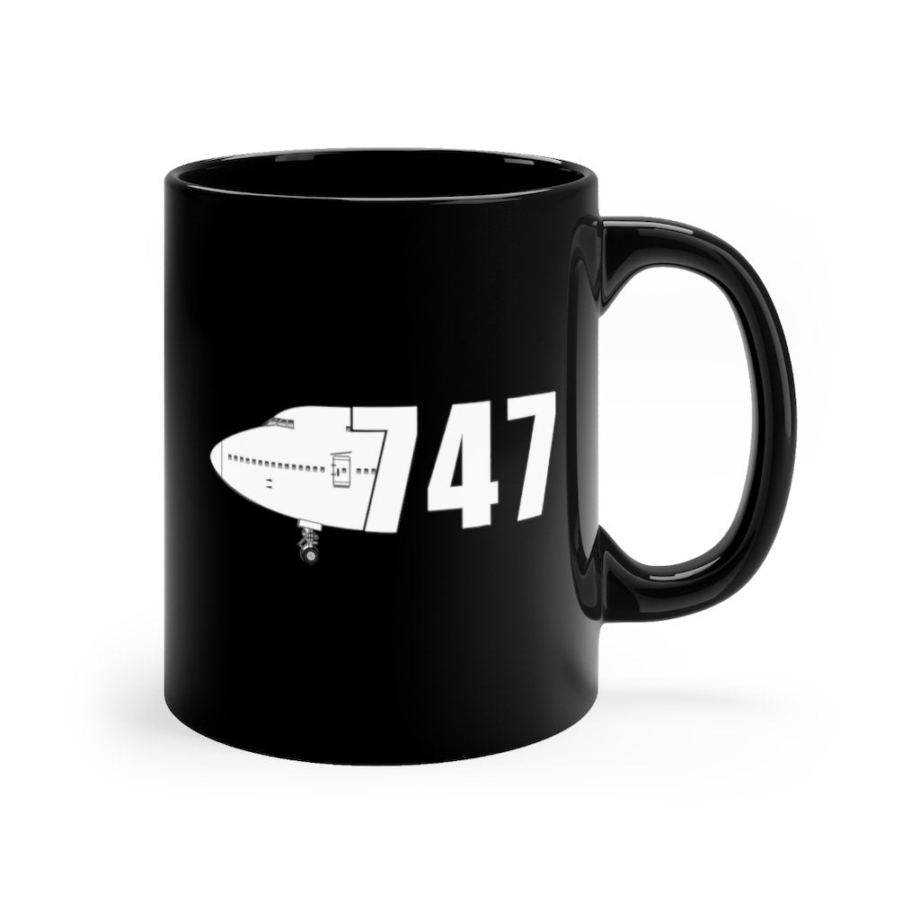 BOEING 747  DESIGNED MUG Printify