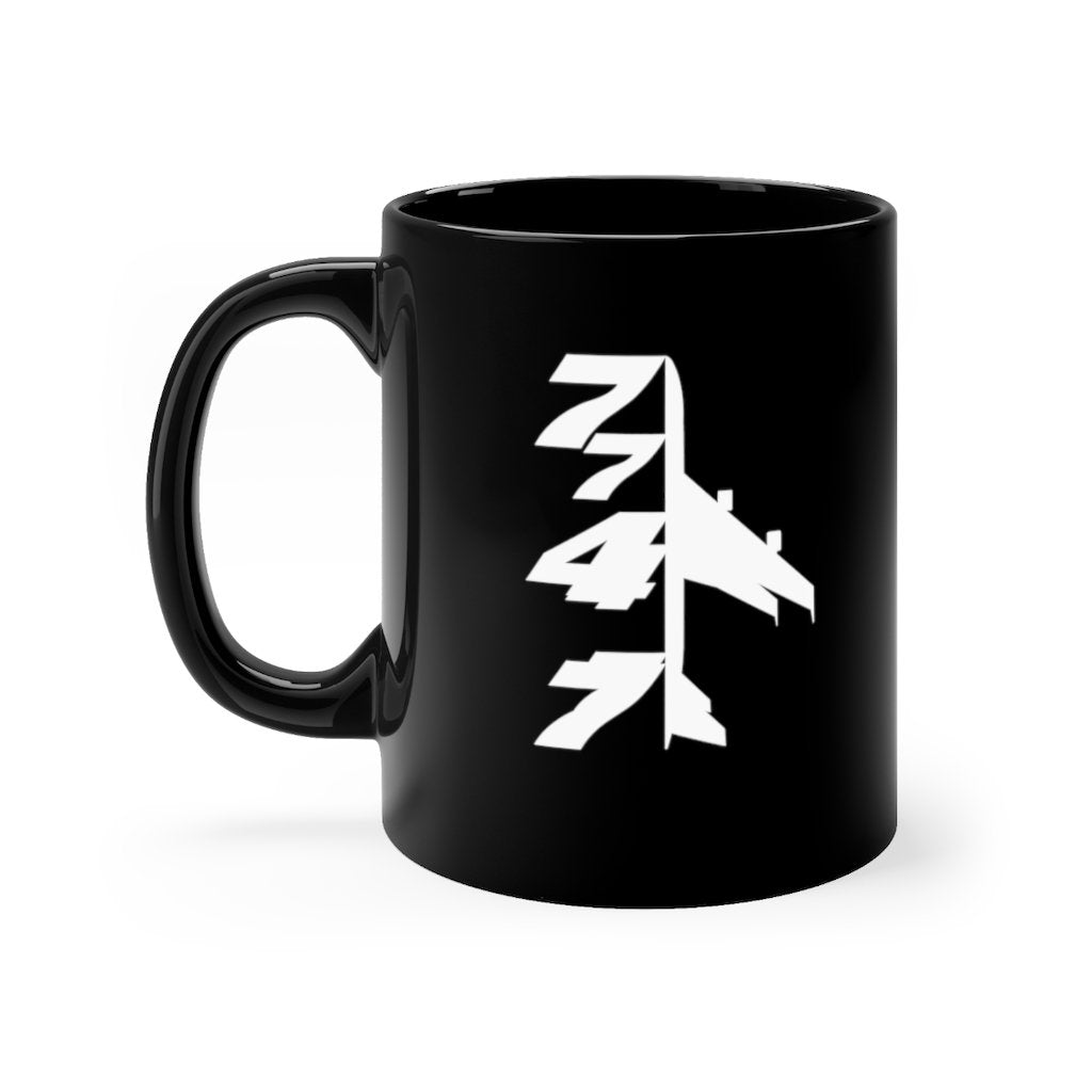 BOEING 747  DESIGNED MUG Printify