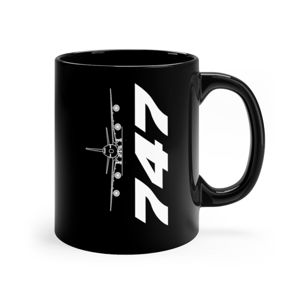 BOEING 747  DESIGNED MUG Printify