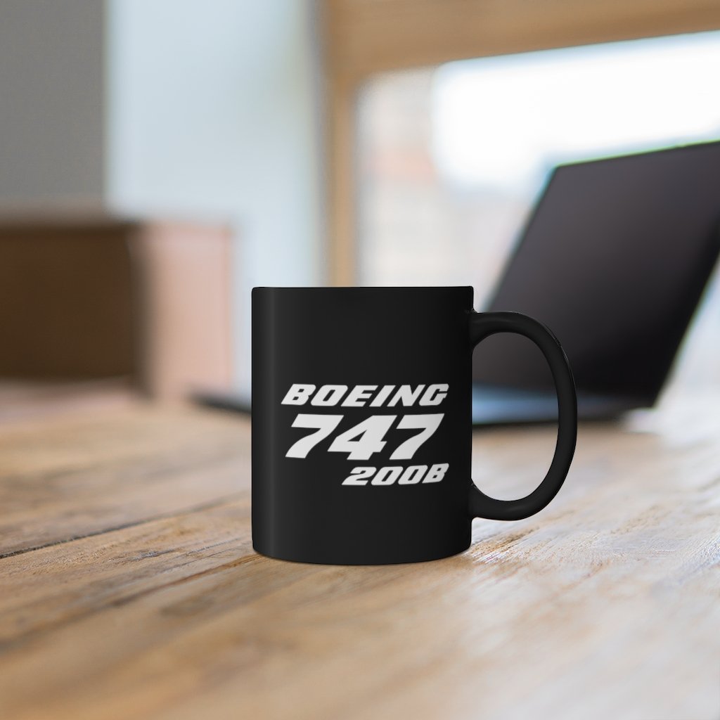 BOEING 747  DESIGNED MUG Printify