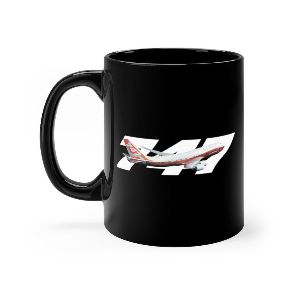 BOEING 747  DESIGNED MUG Printify