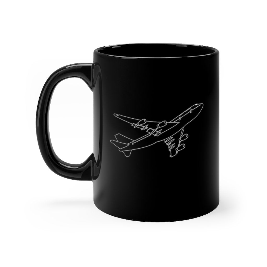 BOEING 747  DESIGNED MUG Printify