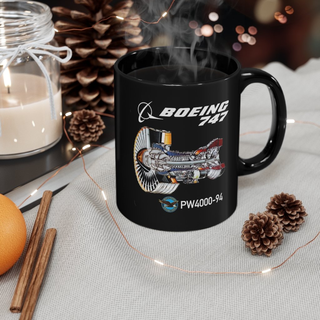 BOEING 747  DESIGNED MUG Printify