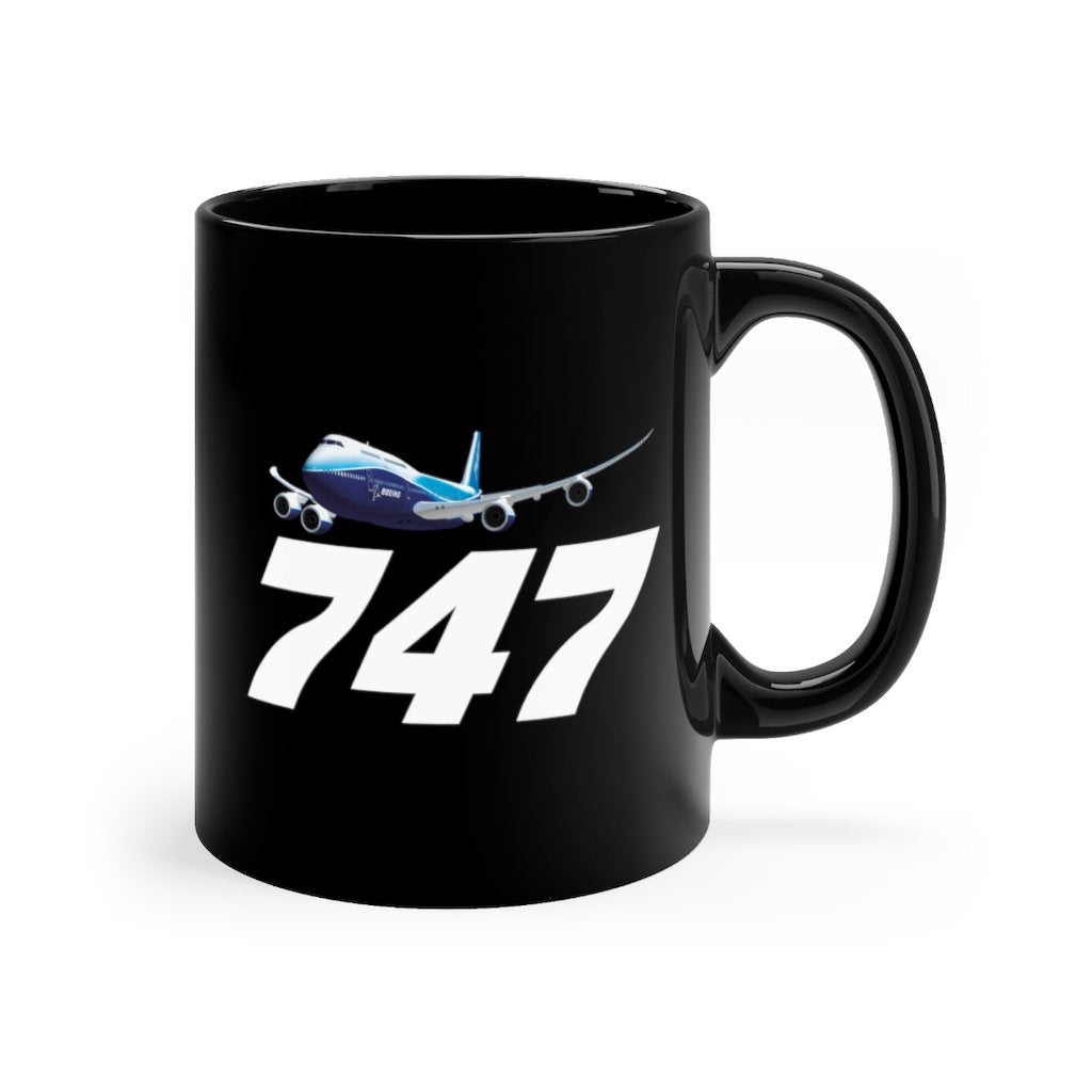 BOEING 747  DESIGNED MUG Printify