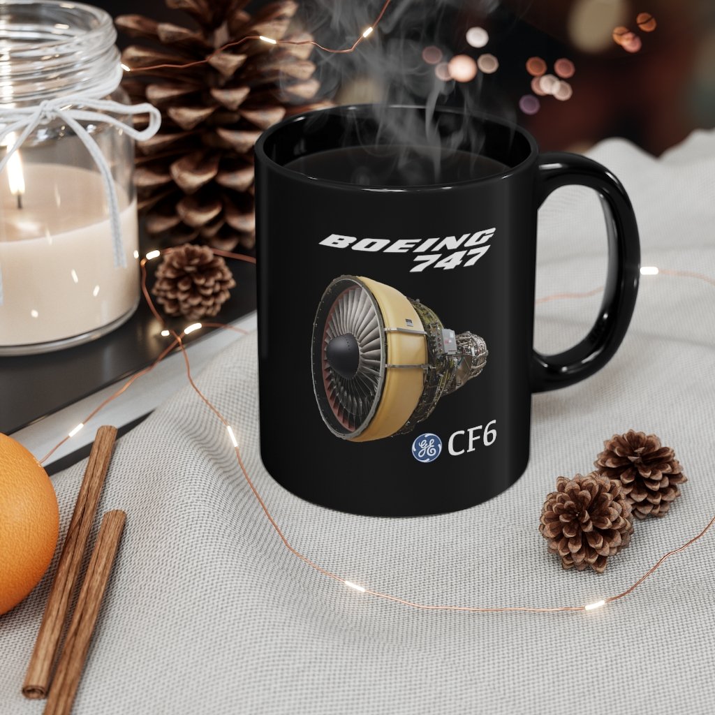 BOEING 747  DESIGNED MUG Printify