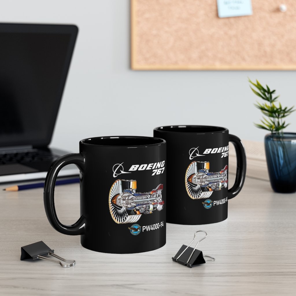 BOEING 767  DESIGNED MUG Printify