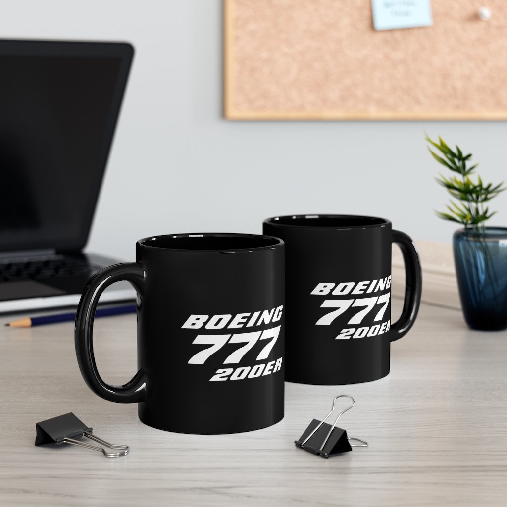 BOEING 777  DESIGNED MUG Printify