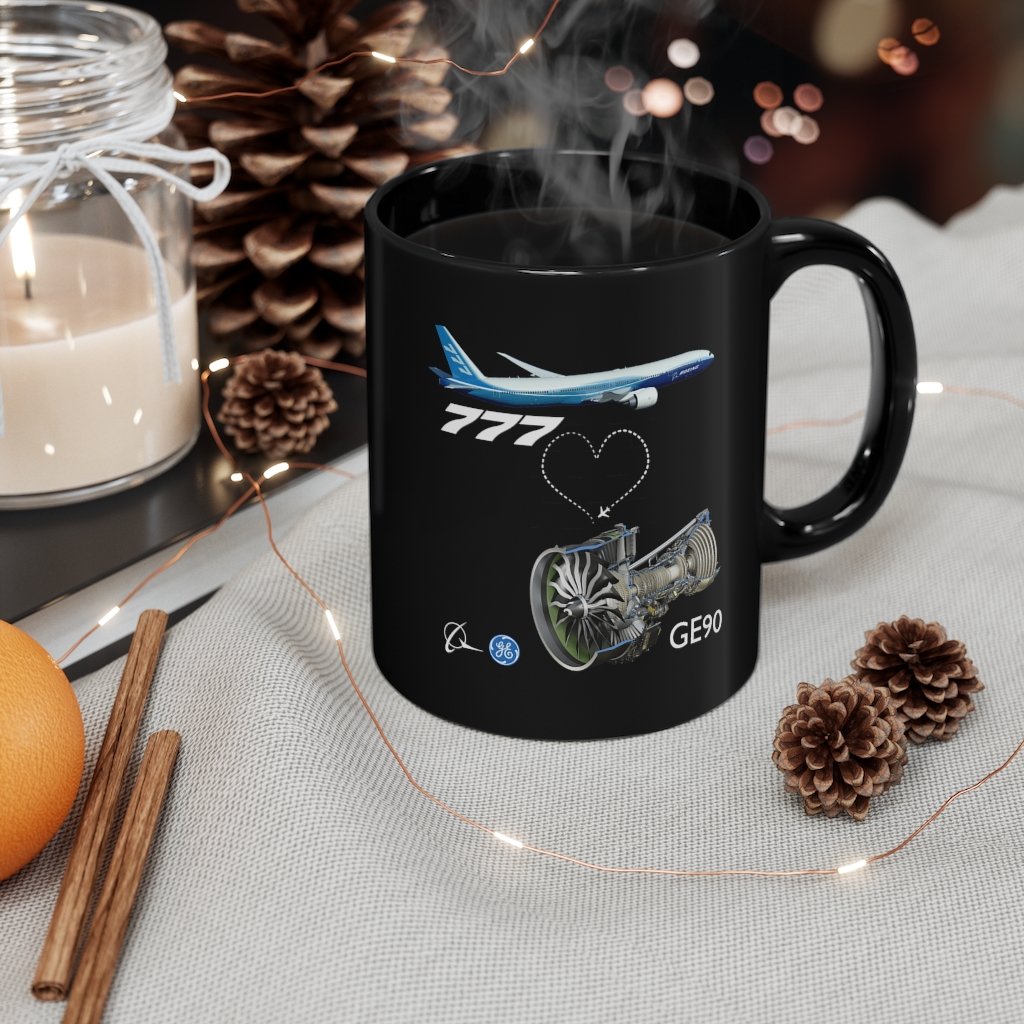 BOEING 777  DESIGNED MUG Printify