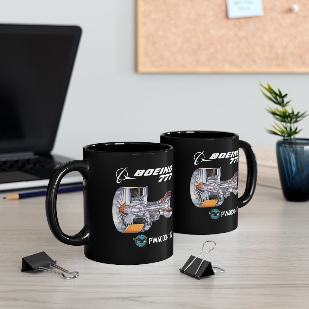 BOEING 777  DESIGNED MUG Printify