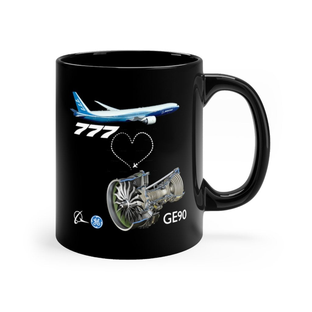 BOEING 777  DESIGNED MUG Printify