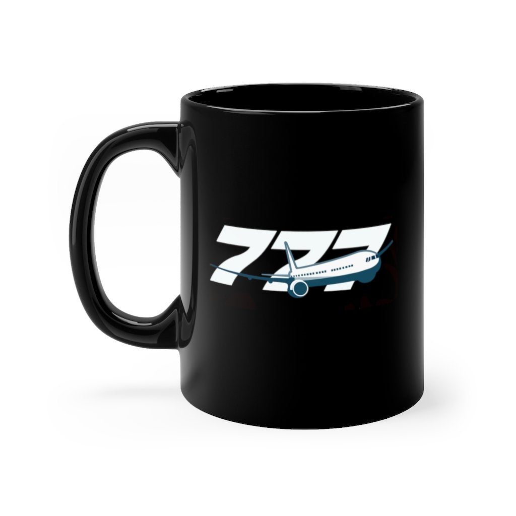 BOEING 777  DESIGNED MUG Printify