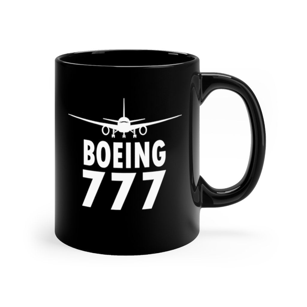 BOEING 777  DESIGNED MUG Printify