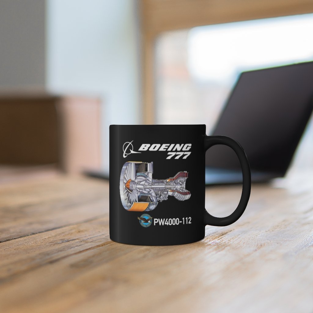 BOEING 777  DESIGNED MUG Printify