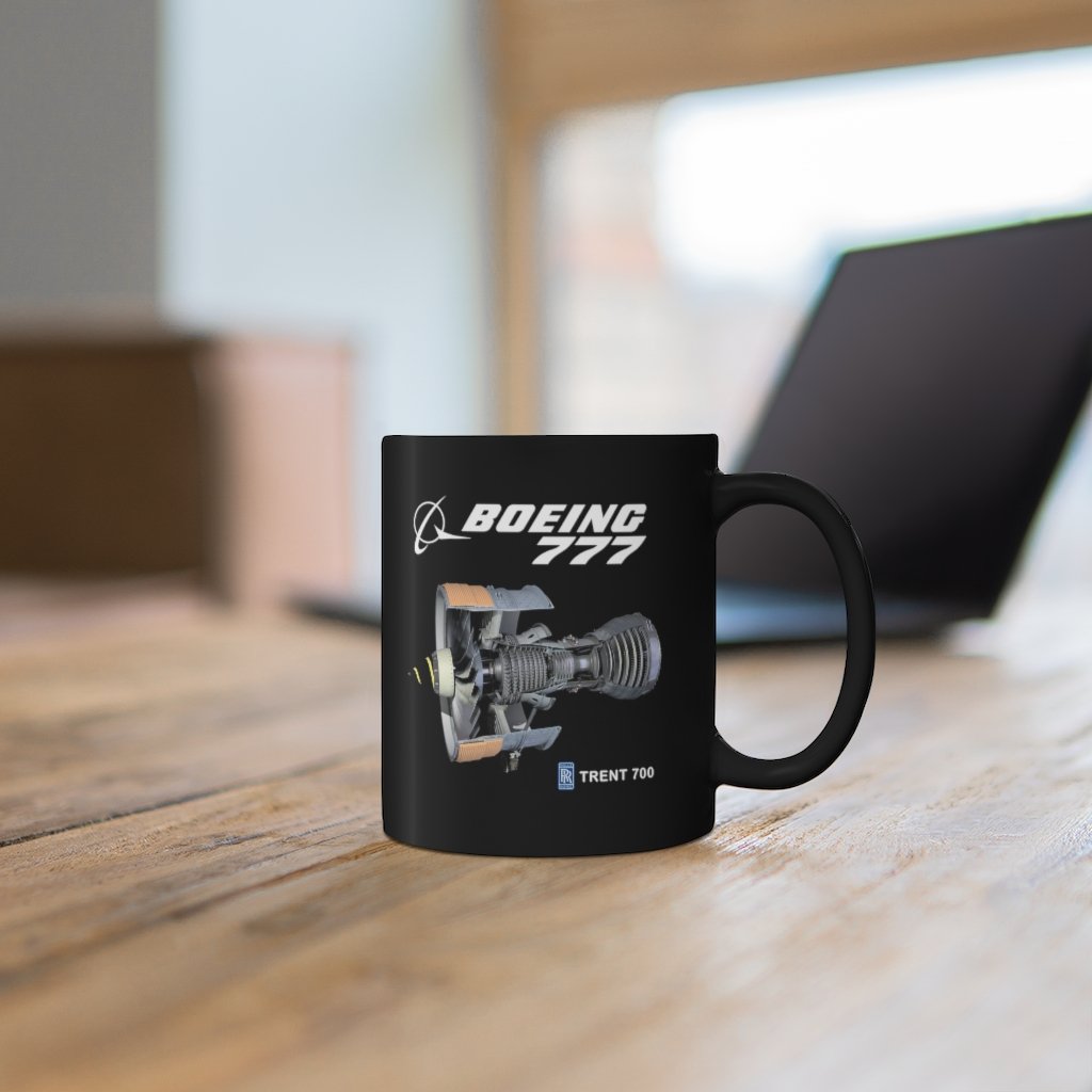 BOEING 777  DESIGNED MUG Printify