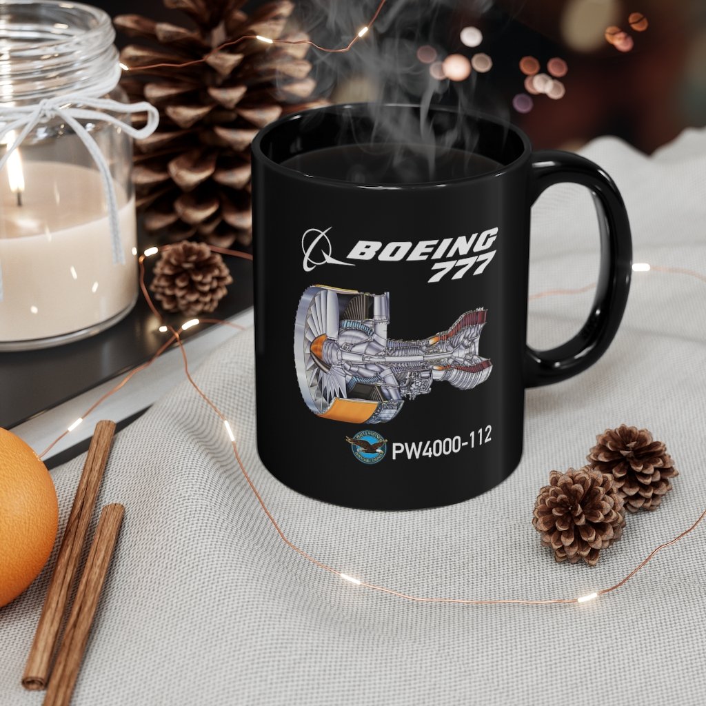 BOEING 777  DESIGNED MUG Printify