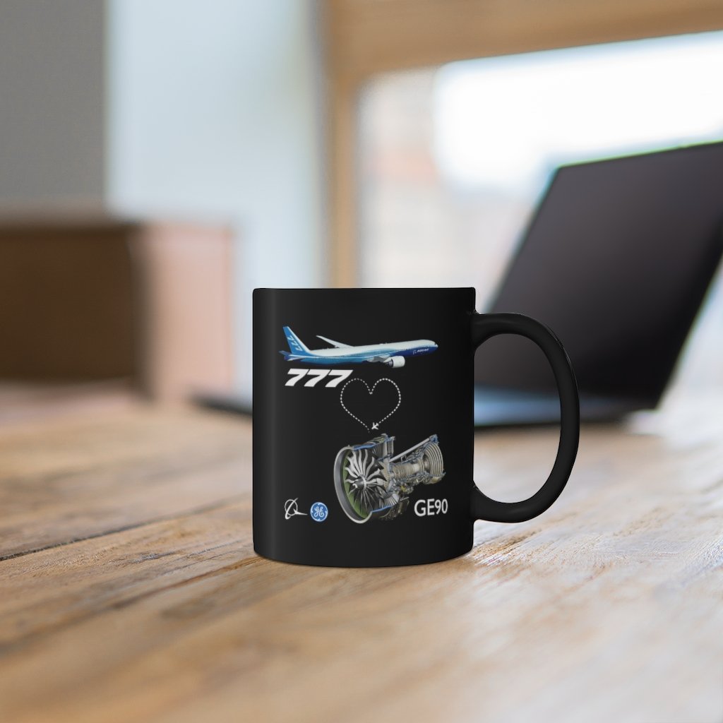 BOEING 777  DESIGNED MUG Printify