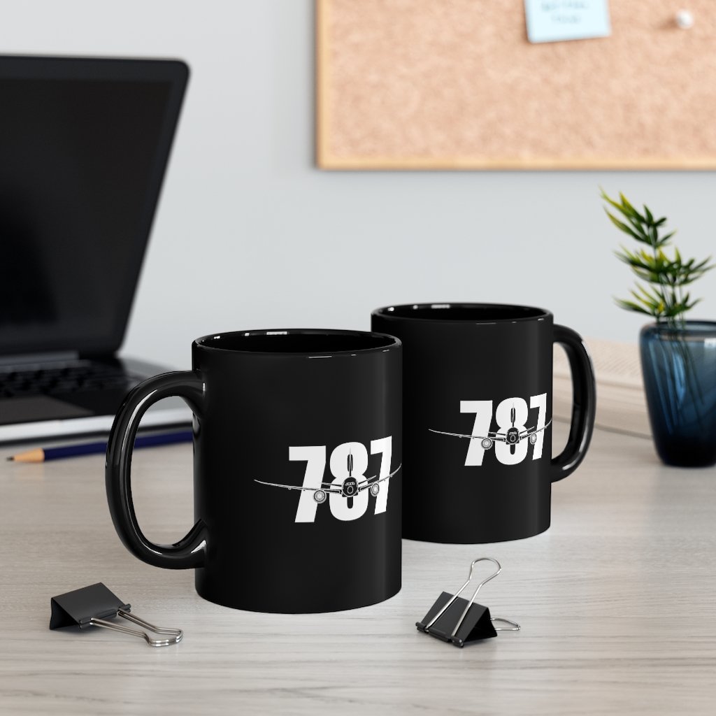 BOEING 787  DESIGNED MUG Printify