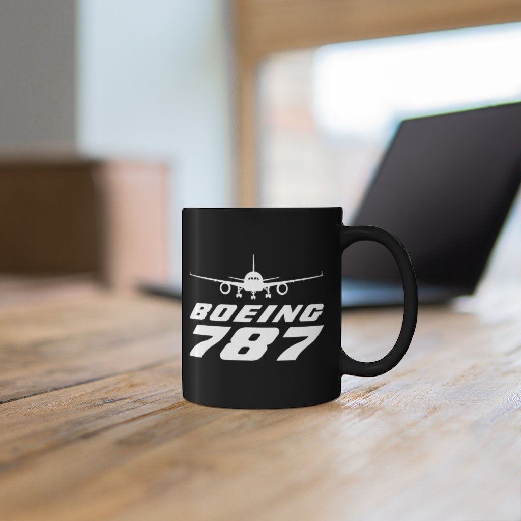 BOEING 787  DESIGNED MUG Printify