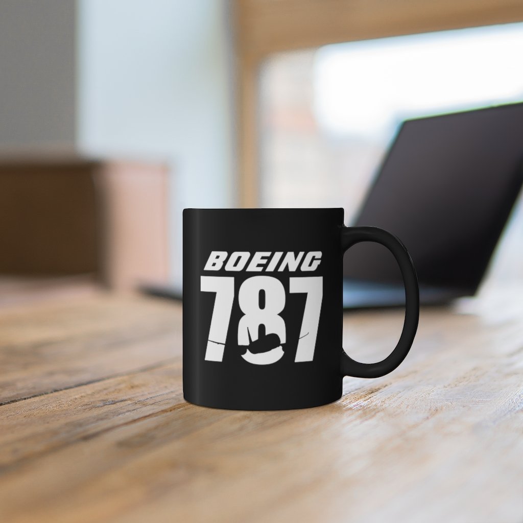 BOEING 787  DESIGNED MUG Printify