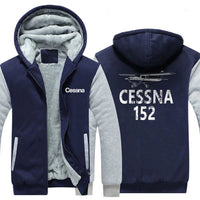 Thumbnail for CESSNA 152 DESIGNED ZIPPER SWEATER THE AV8R