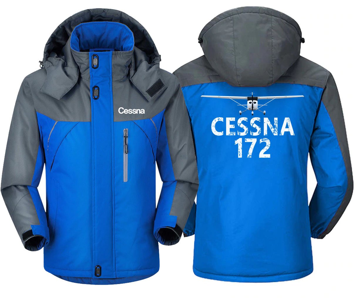 CESSNA 172 DESIGNED WINDBREAKER JACKET THE AV8R